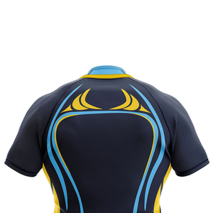 Camiseta de Rugby Sublimada de Alta Calidad, Personalizable con Logotipo, Tejido Transpirable, Tallas Grandes, Uniforme Deportivo Unisex para Equipos, Venta al Por Mayor - Product Image 4