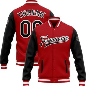 Good Quality Unisex Baseball Varsity <b>Jacket</b> Wool/Polyester/Cotton Embroidery Front Logo Long Sleeve Windproof <b>Quilted</b> Wholesale - Product Image 6
