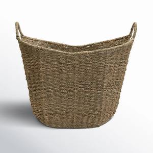 Cesta de algas marinas naturales con borde tipo hamaca, cesta de almacenamiento hecha a mano, venta al por mayor, ecológica, hecha en Vietnam - Product Image 3