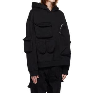 เสื้อผ้าแฟชั่นผู้ชายคุณภาพระดับพรีเมียมชุดนอกสไตล์ที่กําหนดเอง streetwear เสื้อฮู้ดหลายกระเป๋า - Product Image 3