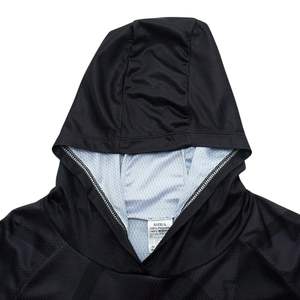 Service OEM, logo personnalisé, impression par sublimation, chemise de pêche personnalisée, jersey de pêche en spandex/polyester, protection UV, coupe-vent, avec capuche - Product Image 3