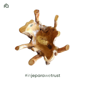 โต๊ะรากไม้สักคุณภาพสูง เป็นมิตรกับสิ่งแวดล้อม ทนทาน โต๊ะกาแฟไม้ธรรมชาติ ชุดโต๊ะสำหรับเก้าอี้รับประทานอาหารสุดหรูทันสมัย - ริซ่า - Product Image 5