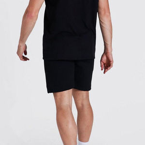 Latest Summer Fashion Casual Two-Piece <b>Set</b> Crew Neck Short Sleeve T-Shirt Shorts Breathable <b>Knitted</b> 100% Cotton T-Shirt <b>Set</b> - Product Image 6