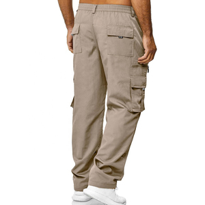 Multi-pocket Long Tactical Cargo Pants Men Outdoor Waterproof Quick Dry Breathable Oversized Hiking Hunting <b>Trousers</b> Casual Wear - Product Image 3
