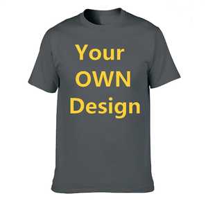 Camiseta de Jersey 100% Algodón Grueso con Logotipo Personalizado OEM, Transpirable, Informal, con Patrón Sólido, Tejida, Transpirable, Talla Grande para Hombre - Product Image 6