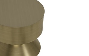 Mesa de centro moderna minimalista Solace con tapa de vidrio templado y estructura de metal para muebles de sala de estar - Product Image 3