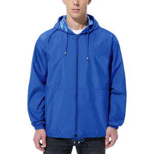 Custom Coated Hooded Windproof Waterproof Jacket Outdoor Sports <b>Running</b> Hiking Lightweight Windbreaker OEM ODM Apparel - Product Image 4