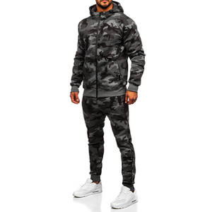 Conjunto Deportivo Personalizable con Capucha para Hombre, Invierno, Transpirable, Secado Rápido, Ecológico, 100% Algodón, Ropa de Gimnasio - Product Image 2