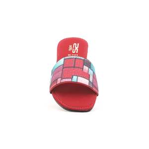 Pantoufles de sport décontractées bordeaux CL1363 - Product Image 1