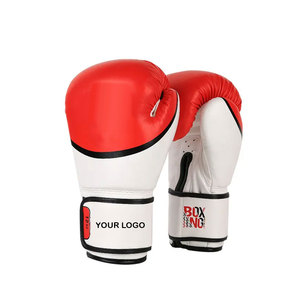 Durable PU Boxing Gloves for Training, Adjustable Wrist <b>Strap</b> Sparring Gloves for Boxing Kickboxing MMA - Product Image 1