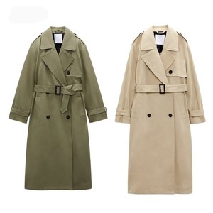 Trench-coat pour femme, trench-coat de luxe surdimensionné, trench-coat d'hiver pour femme, trench-coats pour femmes, fabrication sur mesure OEM ODM - Product Image 4