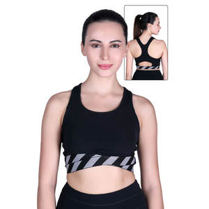 Sujetador Deportivo Transpirable de Alta Sujeción para Mujer con Tirantes Ajustables, Opción de Logotipo Frontal - Personalizable, de Secado Rápido, Sin Costuras, para Gimnasio y Yoga - Product Image 1