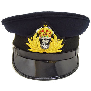 หมวกแก๊ปเครื่องแบบนายทหารหมวกแก๊ปเครื่องแบบสูงสุดปักด้วยมือ - Product Image 3