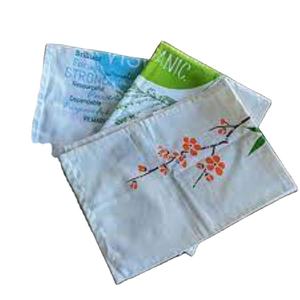 Bonne absorption d'eau serviette de table de cuisine serviette de table en coton fait à la main naturel lin de cuisine serviette de qualité unique avec Logo - Product Image 1