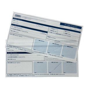 กระดาษเคลือบกระดาษแข็งแบบไร้คาร์บอน2ส่วนใบแจ้งหนี้สำหรับเช็คใบแจ้งหนี้ของแขกสั่งได้ตามต้องการ - Product Image 6