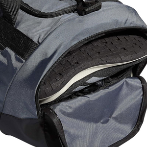 Bolsa de Lona Personalizada Gris y Negra de 30-40L con Correa Ajustable y Cierre de Cremallera, Unisex, Informal, para Viajes y Gimnasio - Product Image 5