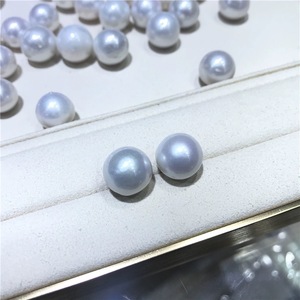 Perlas Blancas Naturales de Agua Dulce Edison de 10-12 mm, Círculo Perfecto con Fuerte Brillo, Ligeras Imperfecciones, Perlas Sueltas que se Pueden Usar - Product Image 4