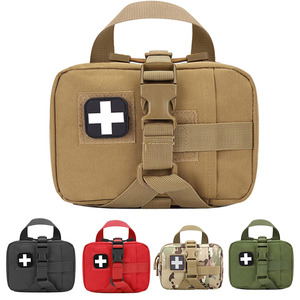 Bolsa de emergencia portátil con diseño de cuero impermeable para accesorios médicos y gestión de suministros de primeros auxilios - Product Image 5