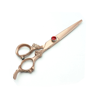 Tijeras de Peluquería de Alta Calidad de 5.5 Pulgadas con Hojas Afiladas Recubiertas de Papel, Tijeras de Corte de Pelo de Acero Inoxidable, Tijeras de Barbero - Product Image 1