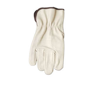 Guantes de Seguridad de Cuero Resistentes para Trabajo Pesado con Superficie de Agarre Fuerte y Construcción Duradera para Trabajos de Fábrica - Product Image 5