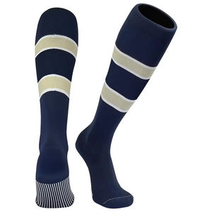 Chaussettes d'équitation sur mesure à faible MOQ avec logo, longueur genou, 100 % coton - Product Image 2