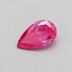 Diamant de laboratoire CVD rose vif fantaisie VS1 de 0,44 ct, taille poire, non monté - Product Image 1