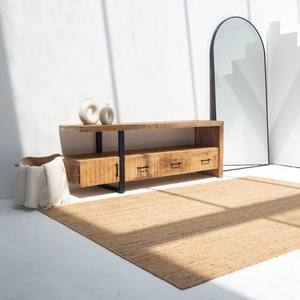 Consola de Madera con 3 Cajones Vandana Lunaris Arion, Mueble de Acento Minimalista Moderno de Madera Sólida - Product Image 4