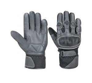Wholesale Price Full Finger <b>Leather</b> Breathable Motorbike Riding Gloves Touch Screen Outdoor Protective Gear - Product Image 4