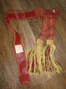 Ceintures et écharpes de taille OEM en gros, ceinture écharpe uniforme, écharpe de taille personnalisée avec pompons faits à la main - Product Image 4
