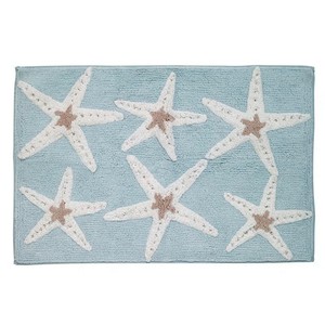 Modern Gray Microfiber Bath <b>Mats</b> 1-Piece <b>Set</b> Scalloped Edge Machine Washable Rectangle Non-Slip Rubber Backing for <b>Bathroom</b> - Product Image 1