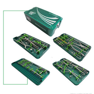 Nouvel ensemble de fixation lombaire manuelle en acier T-Pal avec instruments chirurgicaux orthopédiques certifiés CE par Dentavex - Product Image 1