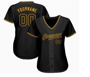 Maillot de baseball personnalisé avec logo par sublimation, T-shirt, pull d'équipe, uniforme de baseball et tenue de softball, maillots de baseball - Product Image 4