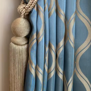 <b>Curtain</b> Tie Backs: Natural Rope & Cotton Tassel Tiebacks - Product Image 1