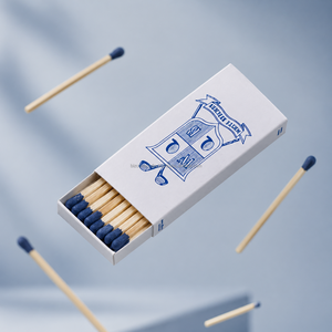 Allumettes promotionnelles indiennes tendance – Allumettes de sécurité en gros abordables avec impression de logo personnalisé pour les acheteurs Alibaba - Product Image 1