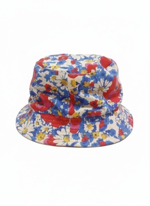 Sombrero de Pescador Unisex de Piel Sintética con Bloques de Color, Sombrero de Sol de Algodón a la Moda, Silueta Clásica, Paleta de Colores Pastel, Moderno para las Cuatro Estaciones - Product Image 2
