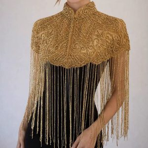 เสื้อเชิ้ตประดับลูกปัดและพู่ รุ่น GX-2026 สไตล์ใหม่ประจำฤดูร้อน - เสื้อทรงหลวมทันสมัย - Product Image 1