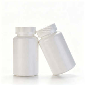 Bouteilles en plastique HDPE, flacon d'emballage en plastique 45-400, finition de col, emballage plastique 250 CC blanc pour produits de santé - Product Image 1