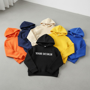 เสื้อฮู้ดดี้ผู้หญิงสั่งทำขายส่ง ทรงโอเวอร์ไซส์ ผ้าฝ้ายฟลีซหนานุ่ม ไหล่ตก สไตล์ลำลอง สตรีทแวร์ แห้งเร็ว ระบายอากาศได้ดี - Product Image 2