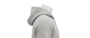 Sweat-shirt à capuche gris pour homme, coupe classique, en molleton de coton, décontracté, avec poche avant, pour l'automne - Product Image 6