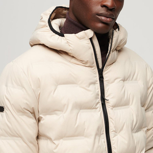 Men Puffer <b>Jacket</b> Winter Quilted Coat Lightweight Insulated Warm Outerwear Comfortable Fit For Casual Wear Travel Hiking - Product Image 6