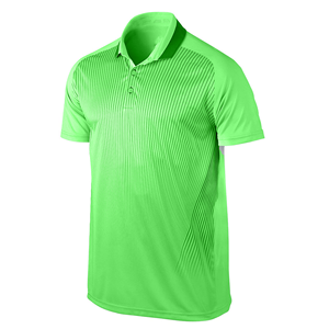 เสื้อโปโลแขนสั้นผู้ชายสีขาวลายแดงถักแบบแห้งเร็วสไตล์กอล์ฟ - Product Image 3