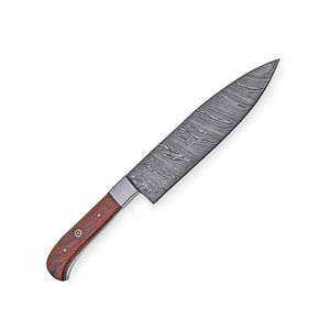 Cuchillos de Chef de Acero de Damasco con Alto Contenido de Carbono, Esenciales para la Cocina, Cuchillos de Chef de Acero de Damasco Afilados como una Navaja, Multiusos - Product Image 5