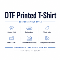 T-shirt imprimé DTF personnalisé 220GSM 100% coton, tee-shirt graphique surdimensionné streetwear OEM