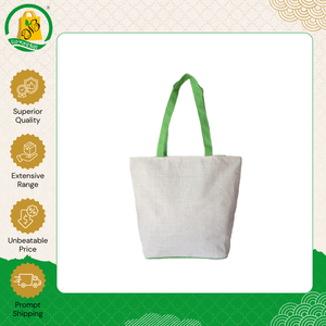Sac fourre-tout en jute personnalisé de haute qualité, écologique, imprimé, pour la plage, réutilisable, avec deux poignées et poche intérieure, en gros - Product Image 5