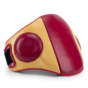 Protège-ventre unisexe en PU Five B Rouge Bleu Blanc pour Boxe et MMA – Équipement de protection durable pour arts martiaux - Product Image 6