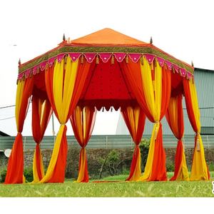 Carpa Tradicional India para Bodas, Decoración para Ceremonias de Mehndi y Eventos al Aire Libre, Compra de Carpa con Temática Hindú para Bodas en el Reino Unido - Product Image 1
