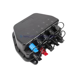 תיבת סיום סיב אופטי עמידה למים עם 10 יציאות מחוברות מראש, 1x10, חיצונית, תיבת חלוקת סיבים FTB, רשת גישה FTTH - Product Image 3