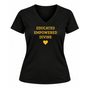 เสื้อยืดออกกำลังกายคอกวีแบบกำหนดเองสำหรับผู้หญิง Sigma Gamma Rho สมาคมนักศึกษาหญิงกรีก เสื้อแขนสั้นสำหรับออกกำลังกาย ขายส่งเสื้อผ้ากีฬา - Product Image 1