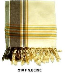 Serviette Kikoy jetable en coton à séchage rapide de couleur unie Rudra Apparel Modèle 011 pour usage domestique - Product Image 3