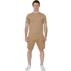 Ensemble t-shirt et short pour homme, coupe classique, manches courtes, coton léger, tissu doux, haute qualité, best-seller. - Product Image 4